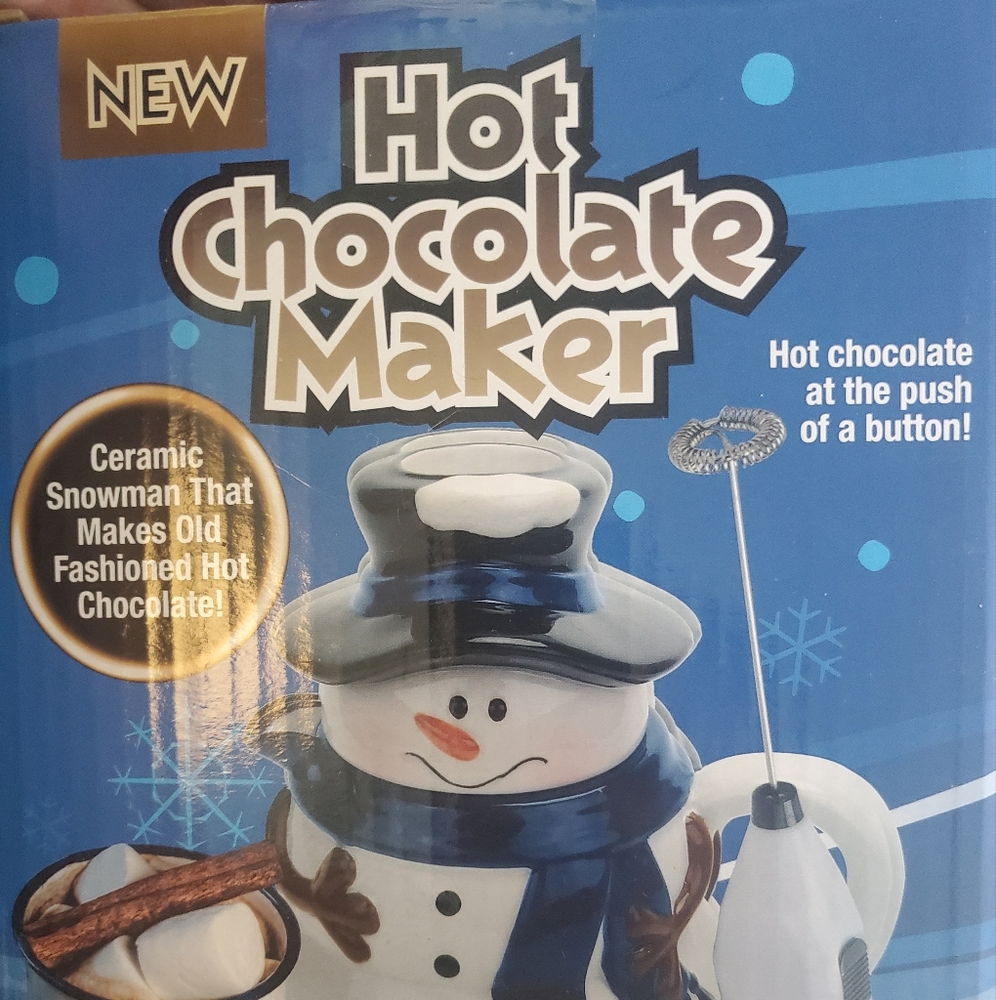Brand New in Box ⛄️ Snowman Hot Chocolate Maker